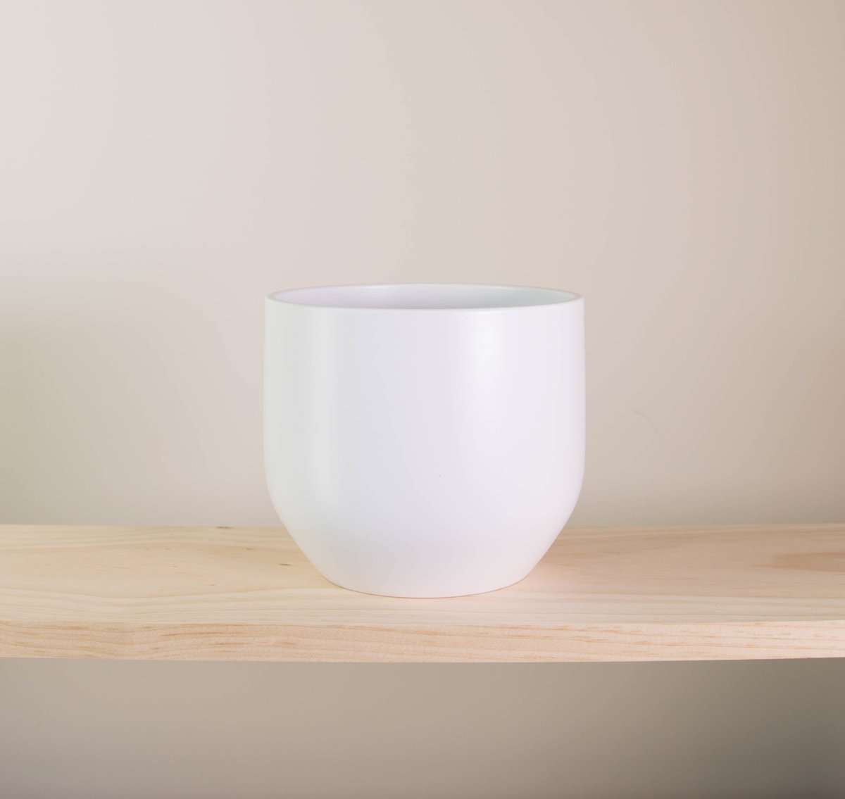 Indoor Planter Pure White Pot 16cm plantandpot.nz